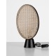 Natural Rattan & Sandy Black Metal Base LED E27 1x12Watt 100-240Volt IP20 Bulb Excluded Cable Length:140 cm D:30 H:37 cm 