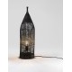 Black Rattan & Sandy Black Metal LED E27 1x12Watt 100-240Volt IP20 Bulb Excluded Cable Length: 185 cm D:21 H:73 cm 