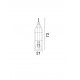 Black Rattan & Sandy Black Metal LED E27 1x12Watt 100-240Volt IP20 Bulb Excluded Cable Length: 185 cm D:21 H:73 cm 