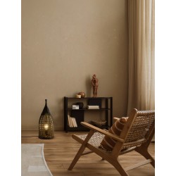 Black Rattan & Sandy Black Metal LED E27 1x12Watt 100-240Volt IP20 Bulb Excluded Cable Length: 185 cm D:21 H:54.5 cm 