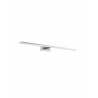 Wall lamp Chrome Aluminium & PC LED 12Watt 960Lm 3000K IP 44 L:60 H:11