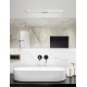 Wall lamp Chrome Aluminium & PC LED 12Watt 960Lm 3000K IP 44 L:60 H:12.1 