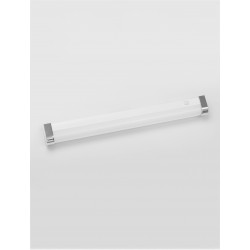 Wall lamp Chrome Aluminium & PC LED 15Watt 1200Lm 3000K IP 44 L:60 H:5.2 
