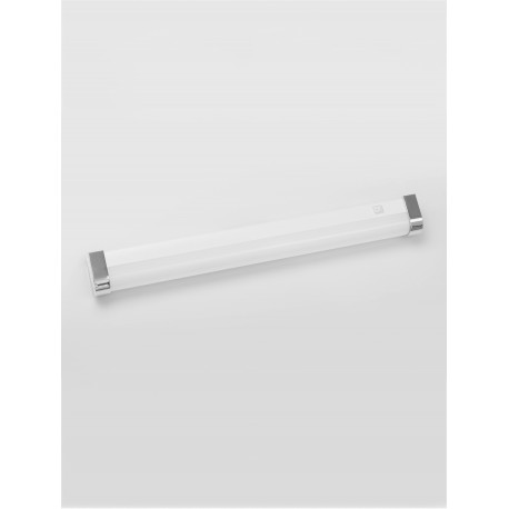Wall lamp Chrome Aluminium & PC LED 15Watt 1200Lm 3000K IP 44 L:60 H:5.2 