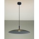 Smoky Glass & Sandy Black Metal LED 17 Watt 220-240Volt 1360Lm 3000K IP20 D: 60 H: 153 cm 