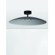Smoky Glass & Sandy Black Metal LED 17 Watt 220-240Volt 1360Lm 3000K IP20 light up & down D: 60 H: 18,5 cm 