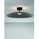 Smoky Glass & Sandy Black Metal LED 17 Watt 220-240Volt 1360Lm 3000K IP20 light up & down D: 60 H: 18,5 cm 