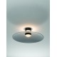 Smoky Glass & Sandy Black Metal LED 17 Watt 220-240Volt 1360Lm 3000K IP20 light up & down D: 60 H: 18,5 cm 