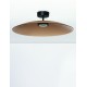 Moca Brown Glass & Sandy Black Metal LED 17 Watt 220-240Volt 1360Lm 3000K IP20 light up & down D: 60 H: 18.5 cm 