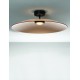 Moca Brown Glass & Sandy Black Metal LED 17 Watt 220-240Volt 1360Lm 3000K IP20 light up & down D: 60 H: 18.5 cm 
