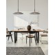 Smoky Glass & Sandy Black Metal LED 12 Watt 220-240Volt 1040Lm 3000K IP20 D: 40 H: 140 cm 