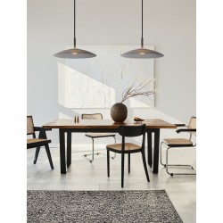 Smoky Glass & Sandy Black Metal LED 12 Watt 220-240Volt 1040Lm 3000K IP20 D: 40 H: 140 cm 