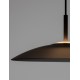 Smoky Glass & Sandy Black Metal LED 12 Watt 220-240Volt 1040Lm 3000K IP20 D: 40 H: 140 cm 