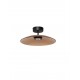 Moca Brown Glass & Sandy Black Metal LED 12 Watt 220-240Volt 1040Lm 3000K IP20 light up & down D: 40 H: 16 cm 