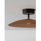 Moca Brown Glass & Sandy Black Metal LED 12 Watt 220-240Volt 1040Lm 3000K IP20 light up & down D: 40 H: 16 cm 