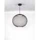 Matt Black Metal & Acrylic LED 24 Watt 220-240Volt 1080Lm 3000K IP20 D: 50 H: 154 cm 