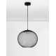 Matt Black Metal & Acrylic LED 19 Watt 220-240Volt 855Lm 3000K IP20 D: 40 H: 164 cm 