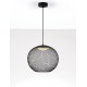 Matt Black Metal & Acrylic LED 19 Watt 220-240Volt 855Lm 3000K IP20 D: 40 H: 164 cm 