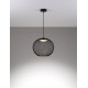 Matt Black Metal & Acrylic LED 19 Watt 220-240Volt 855Lm 3000K IP20 D: 40 H: 164 cm 