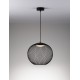 Matt Black Metal & Acrylic LED 19 Watt 220-240Volt 855Lm 3000K IP20 D: 40 H: 164 cm 