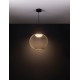 Matt Black Metal & Acrylic LED 19 Watt 220-240Volt 855Lm 3000K IP20 D: 40 H: 164 cm 