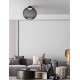 Matt Black Metal & Acrylic LED 24 Watt 220-240Volt 727Lm 3000K IP20 D: 50 H: 50 cm 