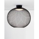 Matt Black Metal & Acrylic LED 24 Watt 220-240Volt 727Lm 3000K IP20 D: 50 H: 50 cm 