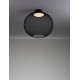 Matt Black Metal & Acrylic LED 24 Watt 220-240Volt 727Lm 3000K IP20 D: 50 H: 50 cm 