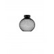 Matt Black Metal & Acrylic LED 12 Watt 220-240Volt 456Lm 3000K IP20 D: 30 H: 30 cm 