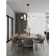 Satin Gold & Matt Black Metal White Opal Glass LED G9 10x5 Watt 100-240 Volt IP20 bulb excluded L: 66 W: 63 H: 148 cm 