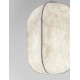 Sandy White Mulberry Silk LED E27 1x12 Watt 100-240 Volt IP20 bulb excluded D: 30 H: 210 cm 