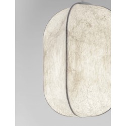 Sandy White Mulberry Silk LED E27 1x12 Watt 100-240 Volt IP20 bulb excluded D: 30 H: 210 cm 
