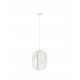 Sandy White Mulberry Silk LED E27 1x12 Watt 100-240 Volt IP20 bulb excluded D: 30 H: 210 cm 