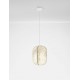 Sandy White Mulberry Silk LED E27 1x12 Watt 100-240 Volt IP20 bulb excluded D: 30 H: 210 cm 