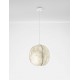 Sandy White Mulberry Silk LED E27 1x12 Watt 100-240 Volt IP20 bulb excluded D: 42 H: 210 cm 