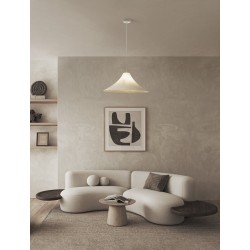 Mulberry Silk Sandy White Base LED E27 1x12 Watt 100-240 Volt IP20 bulb excluded D: 65 H: 200 cm 
