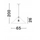 Mulberry Silk Sandy White Base LED E27 1x12 Watt 100-240 Volt IP20 bulb excluded D: 65 H: 200 cm 
