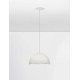 Sandy White Glass Fibre LED E27 1x12 Watt 100-240 Volt IP20 bulb excluded D: 40 H: 250 cm 