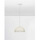 Sandy White Glass Fibre LED E27 1x12 Watt 100-240 Volt IP20 bulb excluded D: 40 H: 250 cm 
