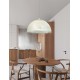 Sandy White Glass Fibre LED E27 1x12 Watt 100-240 Volt IP20 bulb excluded D: 60 H: 210 cm 