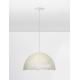 Sandy White Glass Fibre LED E27 1x12 Watt 100-240 Volt IP20 bulb excluded D: 60 H: 210 cm 