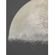 Sandy White Glass Fibre LED E27 1x12 Watt 100-240 Volt IP20 bulb excluded D: 60 H: 210 cm 