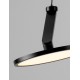 Sandy Black Aluminium LED 14 Watt 220-240 Volt 1085Lm 3000K IP20 D: 20 H: 260 cm 