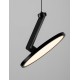 Sandy Black Aluminium LED 14 Watt 220-240 Volt 1085Lm 3000K IP20 D: 20 H: 260 cm 
