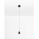 Sandy Black Aluminium LED 5 Watt 220-240Volt 371Lm 3000K IP20 D: 6 H: 191 cm 