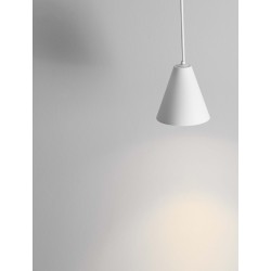 Sandy White Aluminium LED 5 Watt 220-240Volt 377Lm 3000K IP20 D: 6 H: 191 cm 