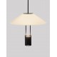 Sandy Black Steel & Aluminium Clear Frosted Acrylic LED 8 Watt 220-240Volt 395Lm 3000K IP20 D: 22 H: 210 cm 