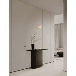 Platinum Gold Aluminium & Structured Acrylic LED 6 Watt 220-240Volt 466Lm 3000K IP20 D: 16 W: 9,6 H: 9 cm 