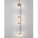 Triac Dimmable Matt Black Carbon Steel , Aluminium, Clear Glass, Silica & Abs LED 37 Watt 220-240Volt 888Lm 3000K IP20 D: 21