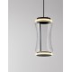 Motion Sensor Dimmable Matt Black Carbon Steel , Aluminium, Clear Glass, Silica & Abs LED 21 Watt 220-240Volt 567Lm 3000K IP2